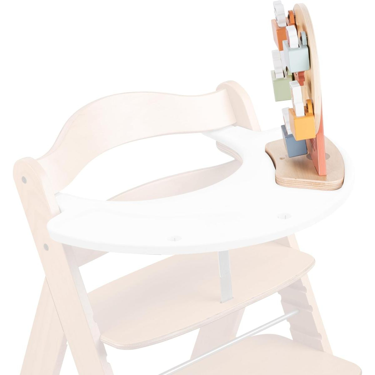 Tablette de jeux chaise haute Fun Fair S Animals beige, HAUCK