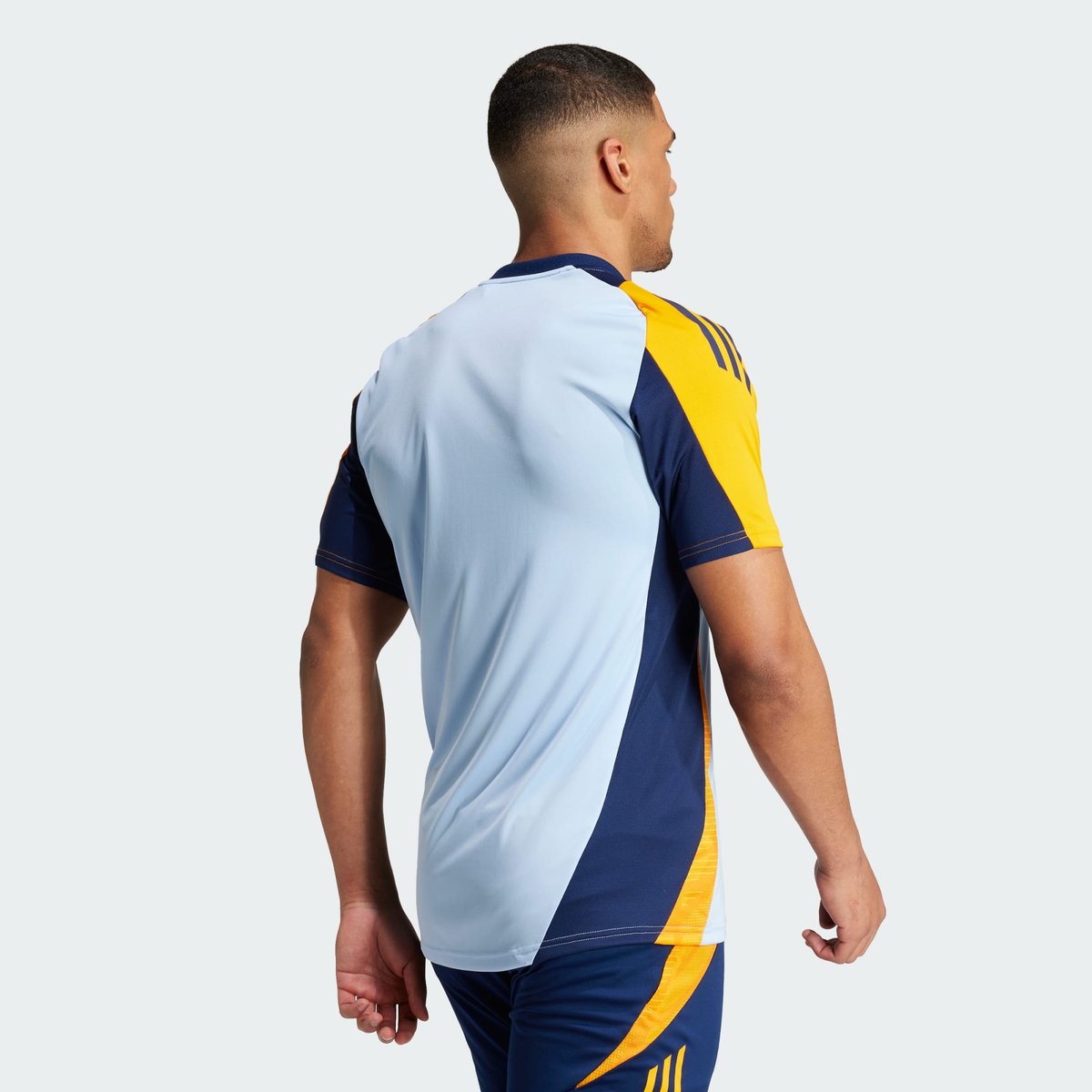 Maillot d'entraînement Real Madrid Tiro 24 Competition glow blue / crew orange / team navy blue 2, adidas Performance