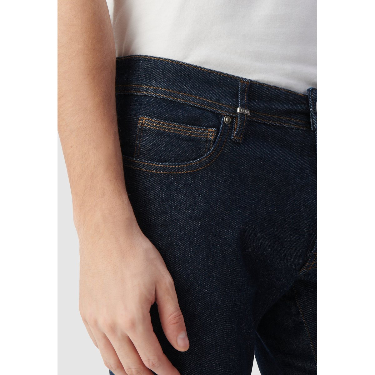 Jean SLIM brut POWER STRETCH* bleu marine, IKKS