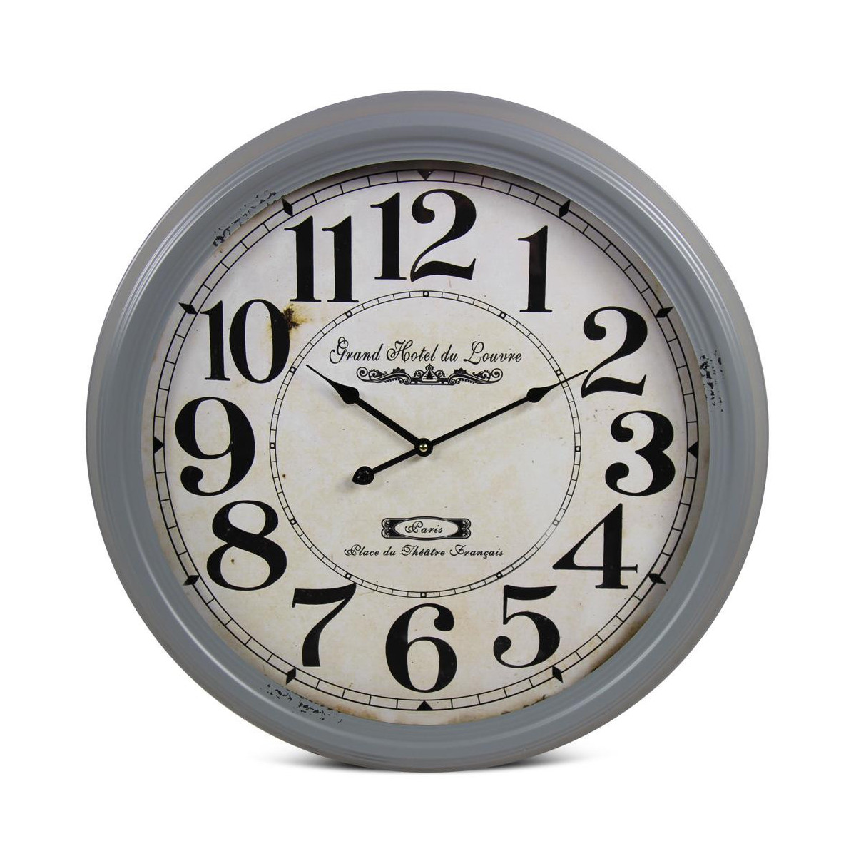 Horloge ancienne murale grand hôtel du louvre blanc, DECORATION D’AUTREFOIS