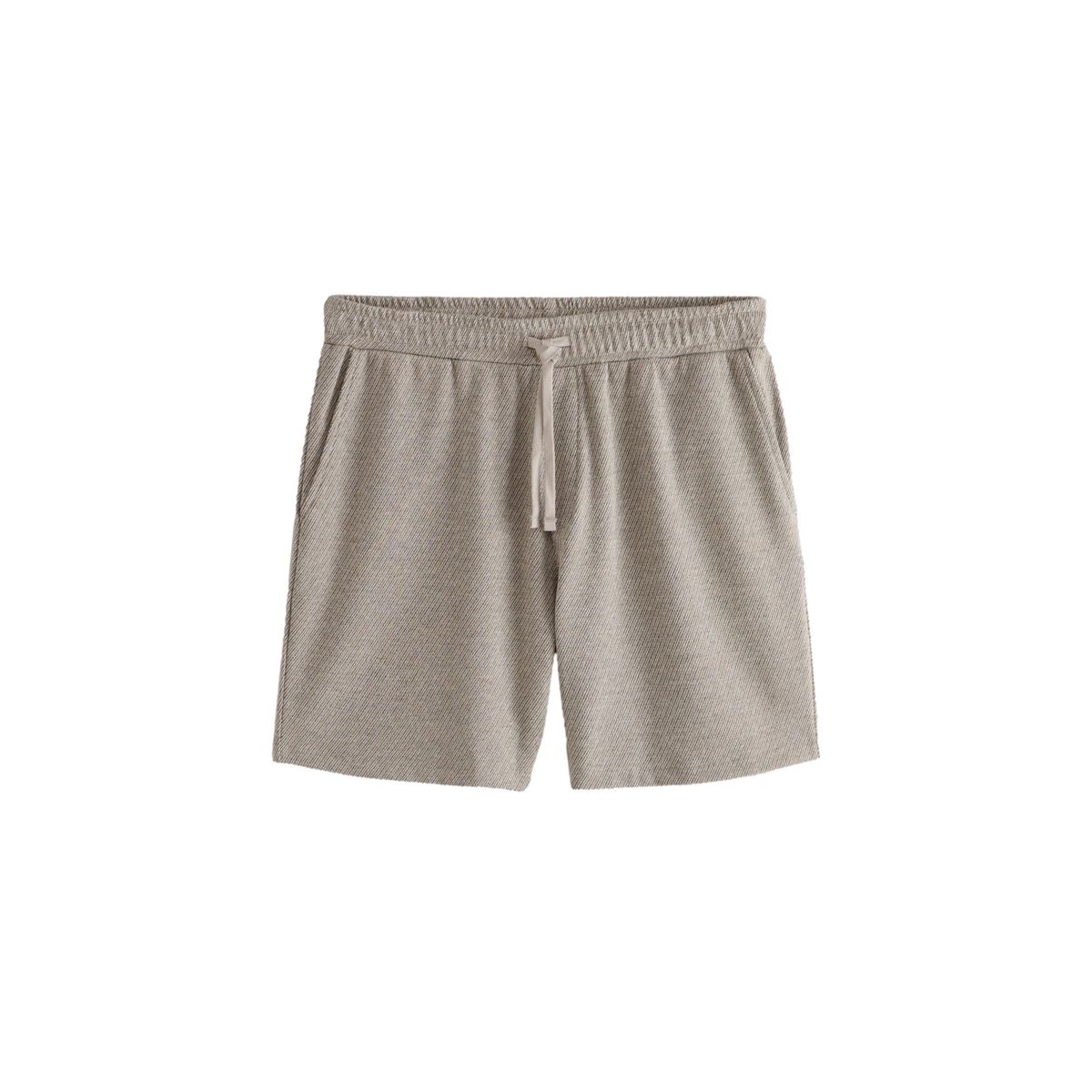 Short en jersey à rayures marron, NEXT