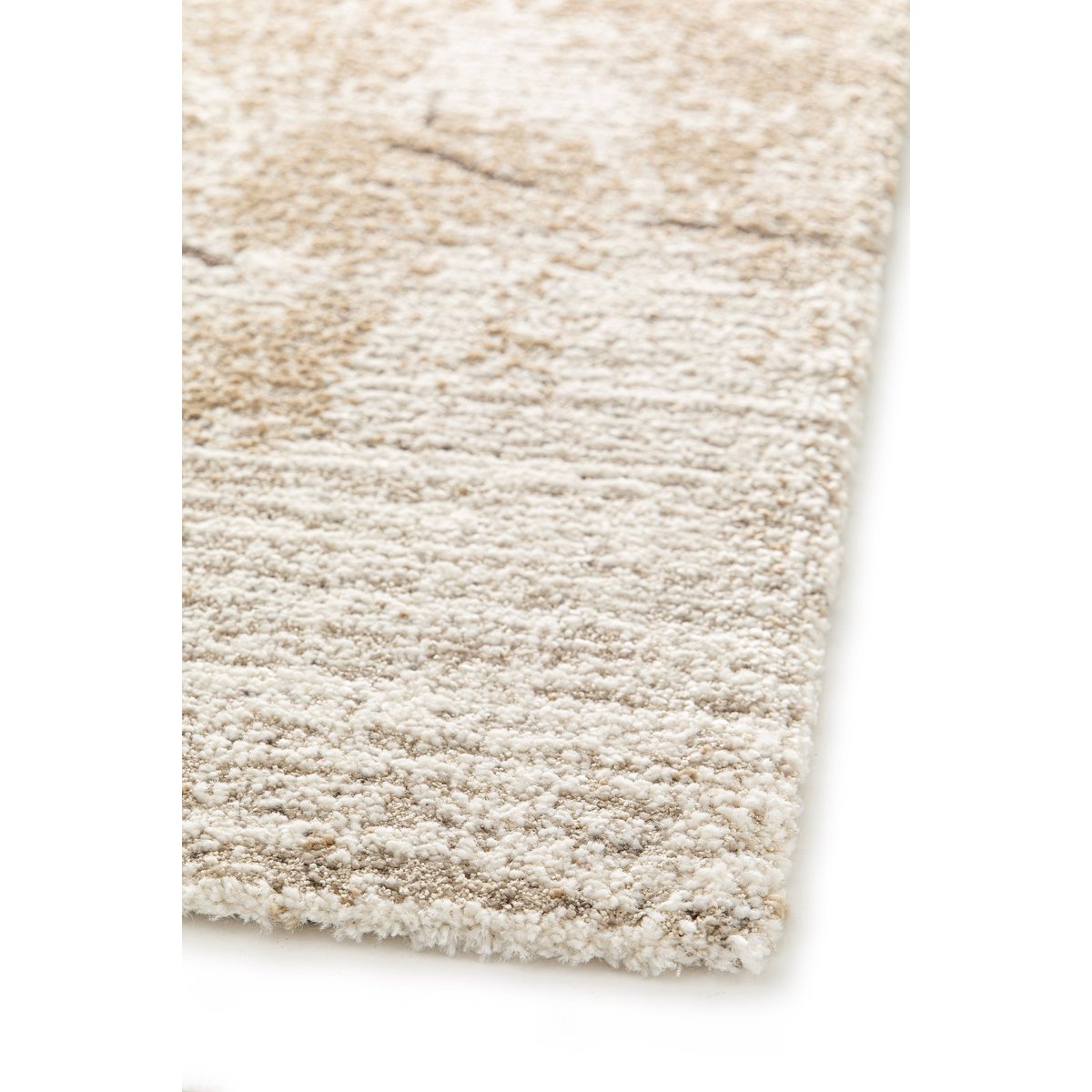 Tapis doux et design CRACKLE beige sable, AFK LIVING