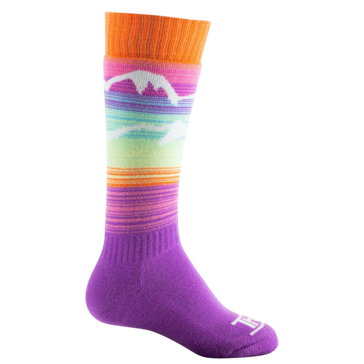 Pack de 2 mi-bas ski Manga Ride acrylique multicolore, THYO
