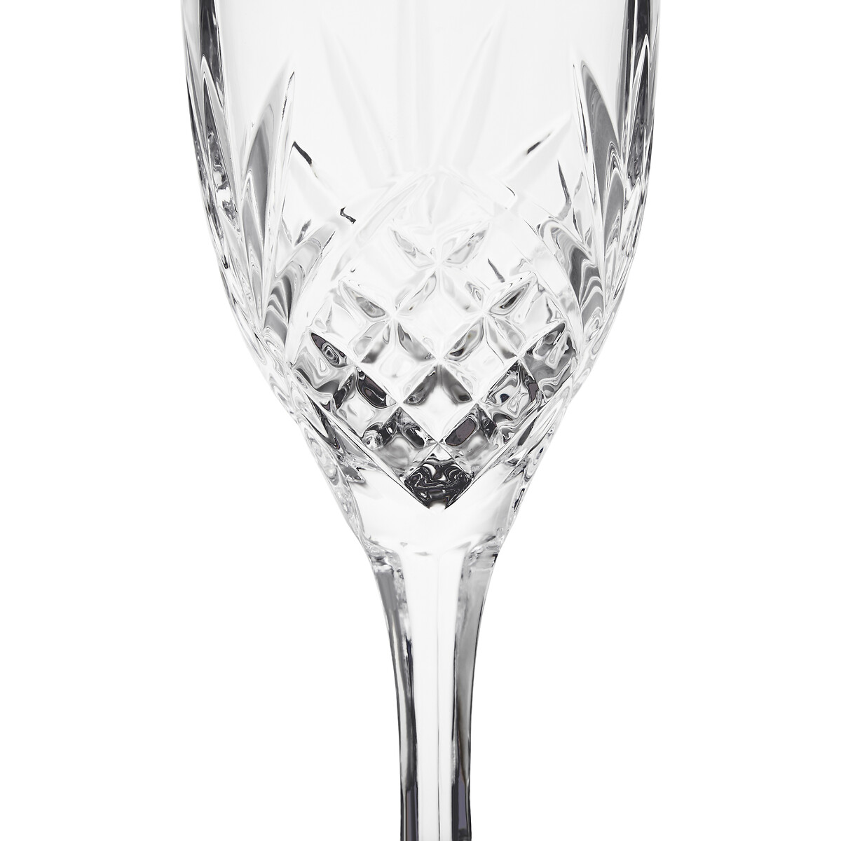 Set of 4 Crystal Wine Glasses transparent, SO'HOME