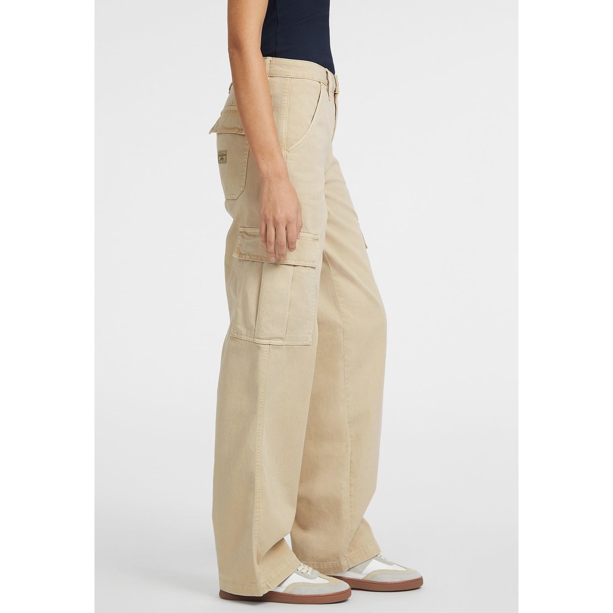 Pantalon Chino Cargo Femme marron, GUESS