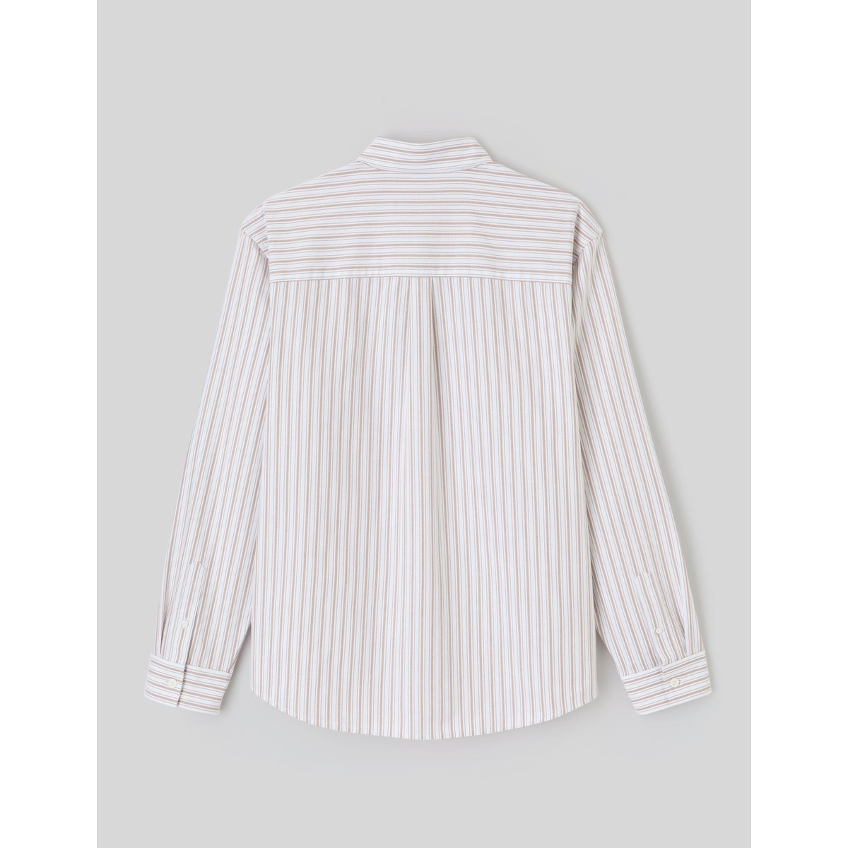 Chemise oxford rayée camel, BZB