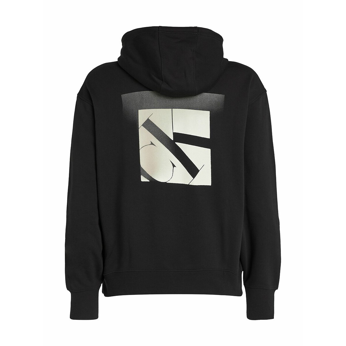 Sweat à capuche monogram logo noir, CALVIN KLEIN JEANS