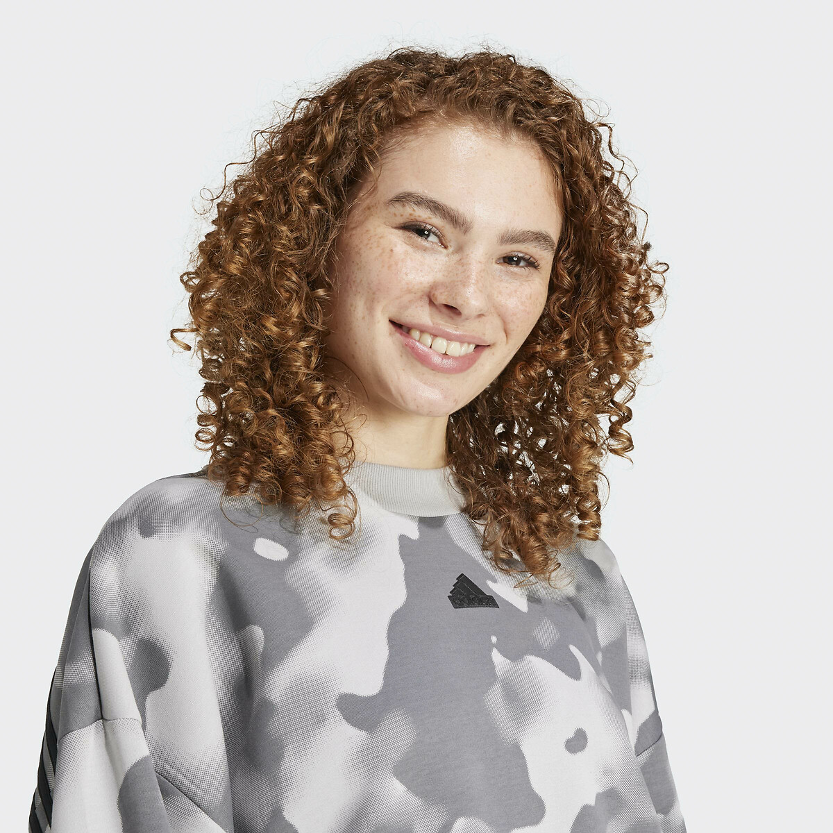 Future Icons 3-Stripes Sweatshirt in Cotton Mix grey, ADIDAS SPORTSWEAR