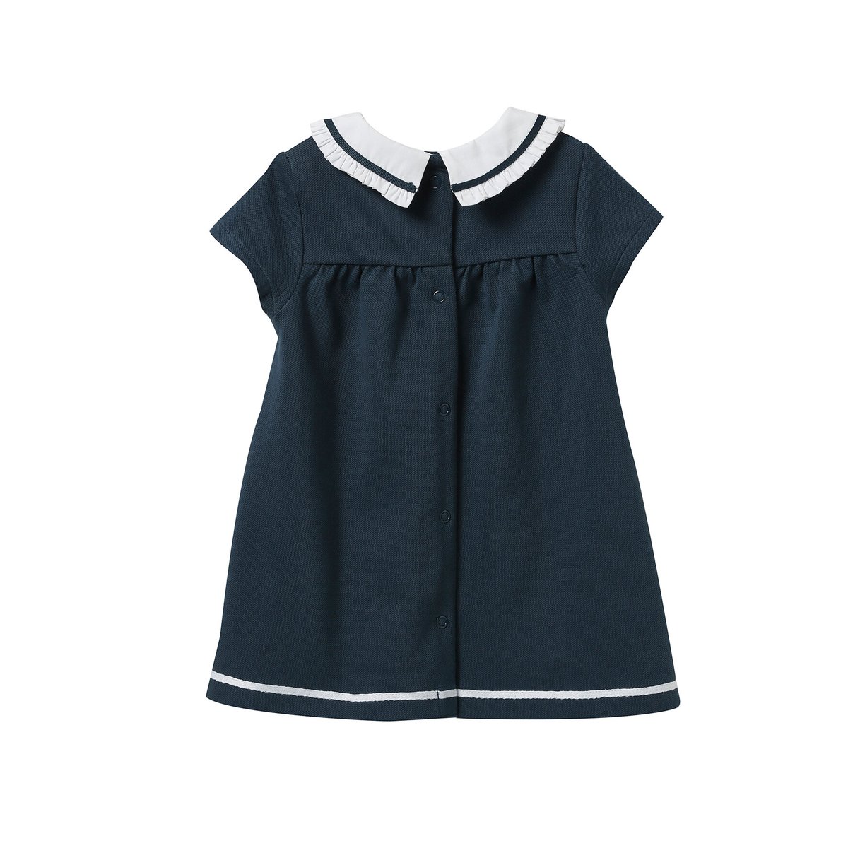 Robe maille piquée  - coton biologique ardoise, CYRILLUS