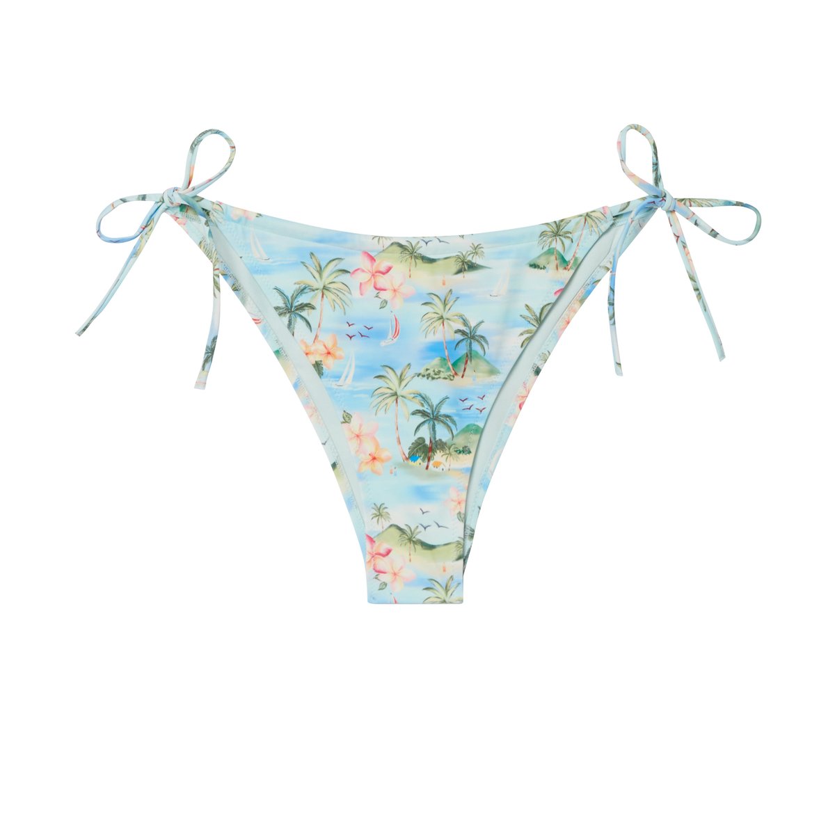 Maillot de bain bikini à motifs carte postale tropicale CARTEPOSTALIZ blue, UNDIZ