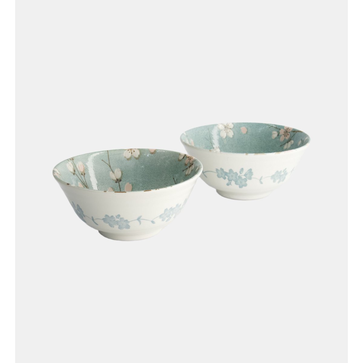 Coffret de 2 bols tayo et 2 paires de baguettes vert, TOKYO DESIGN STUDIO