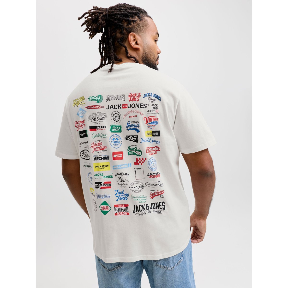 T-Shirt cloud dancer, JACK & JONES
