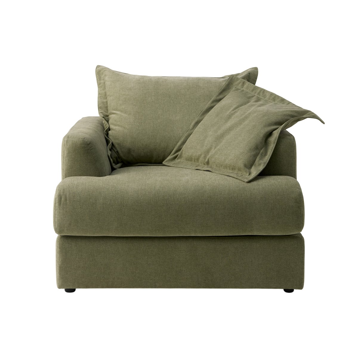 Fauteuil tissu - PACHA vert, CAMIF