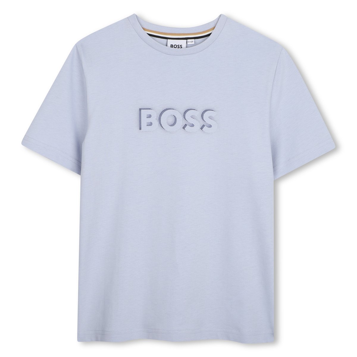 Tee-shirt manches courtes bleu delave, BOSS KIDSWEAR