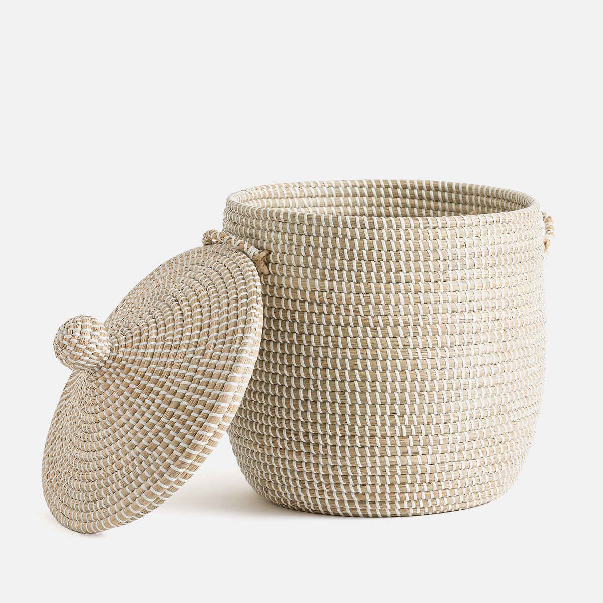 Panier avec couvercle H45cm, Natala naturel, LA REDOUTE INTERIEURS