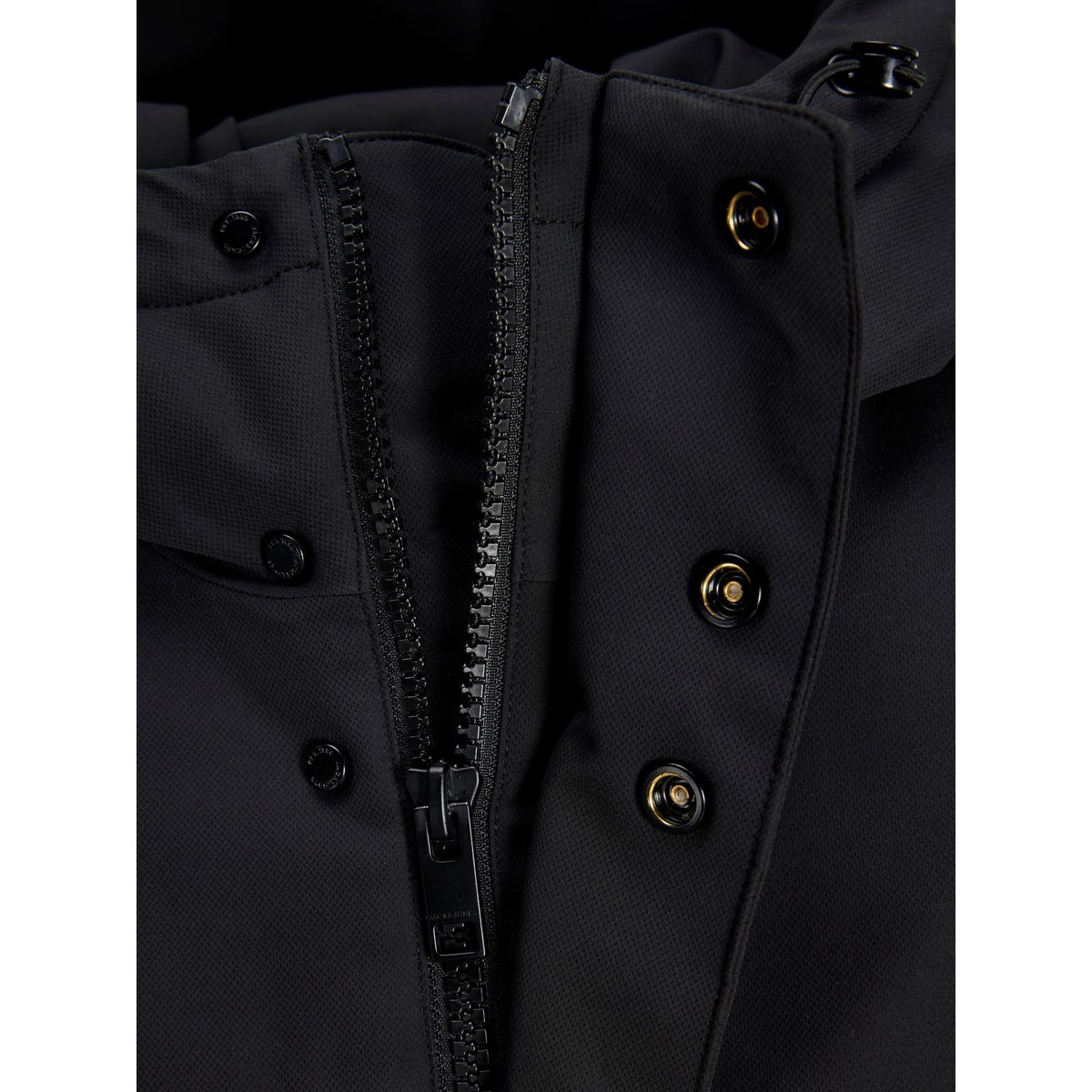 Parka black 1, JACK & JONES