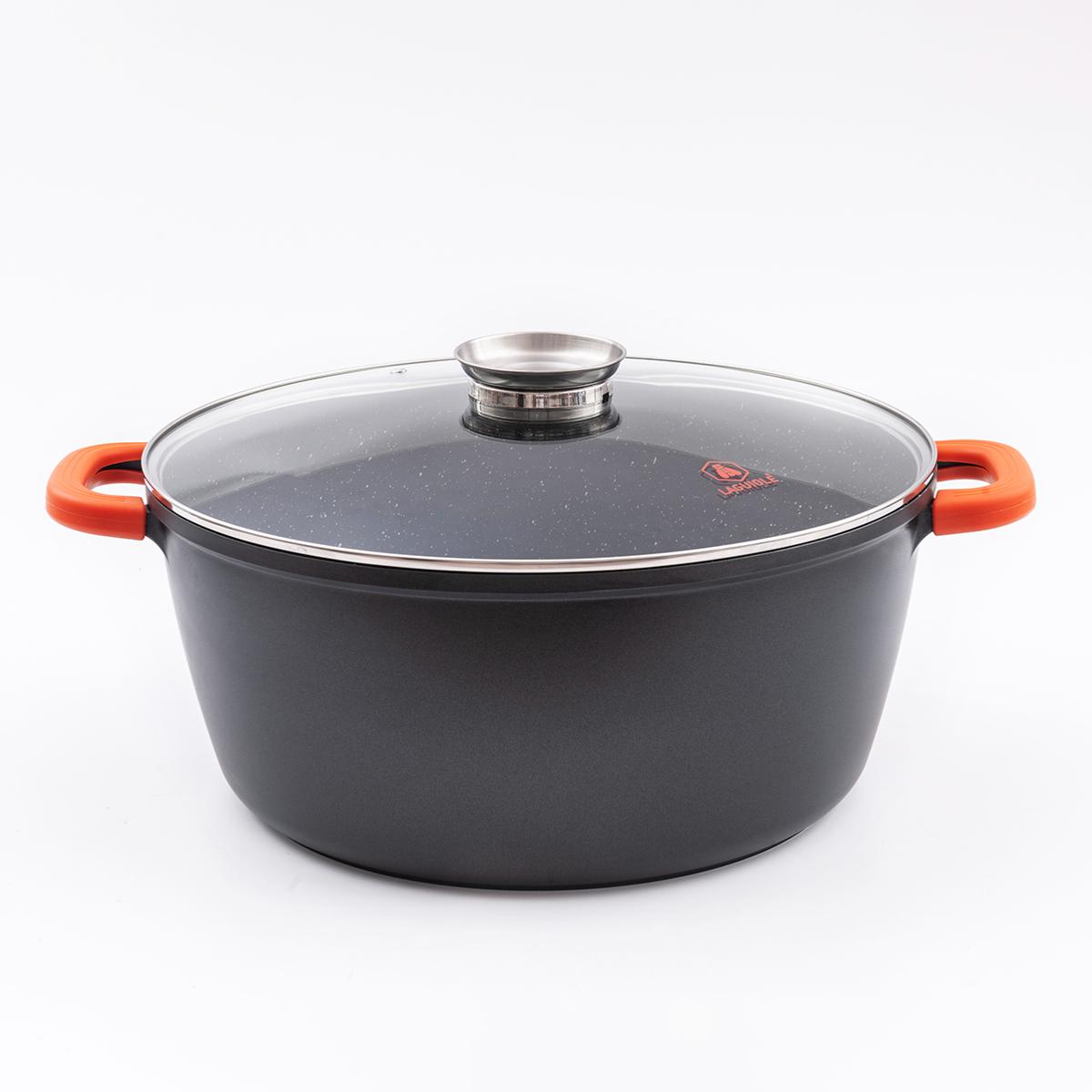 Faitout 32cm revêtement céramique - "RobuCook" noir, LAGUIOLE CUISSON