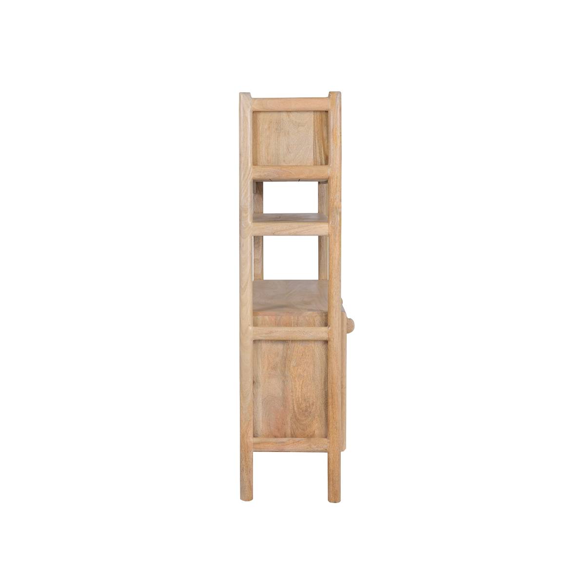 Vaisselier en bois de manguier JUSTINE bois clair, MADE IN MEUBLES