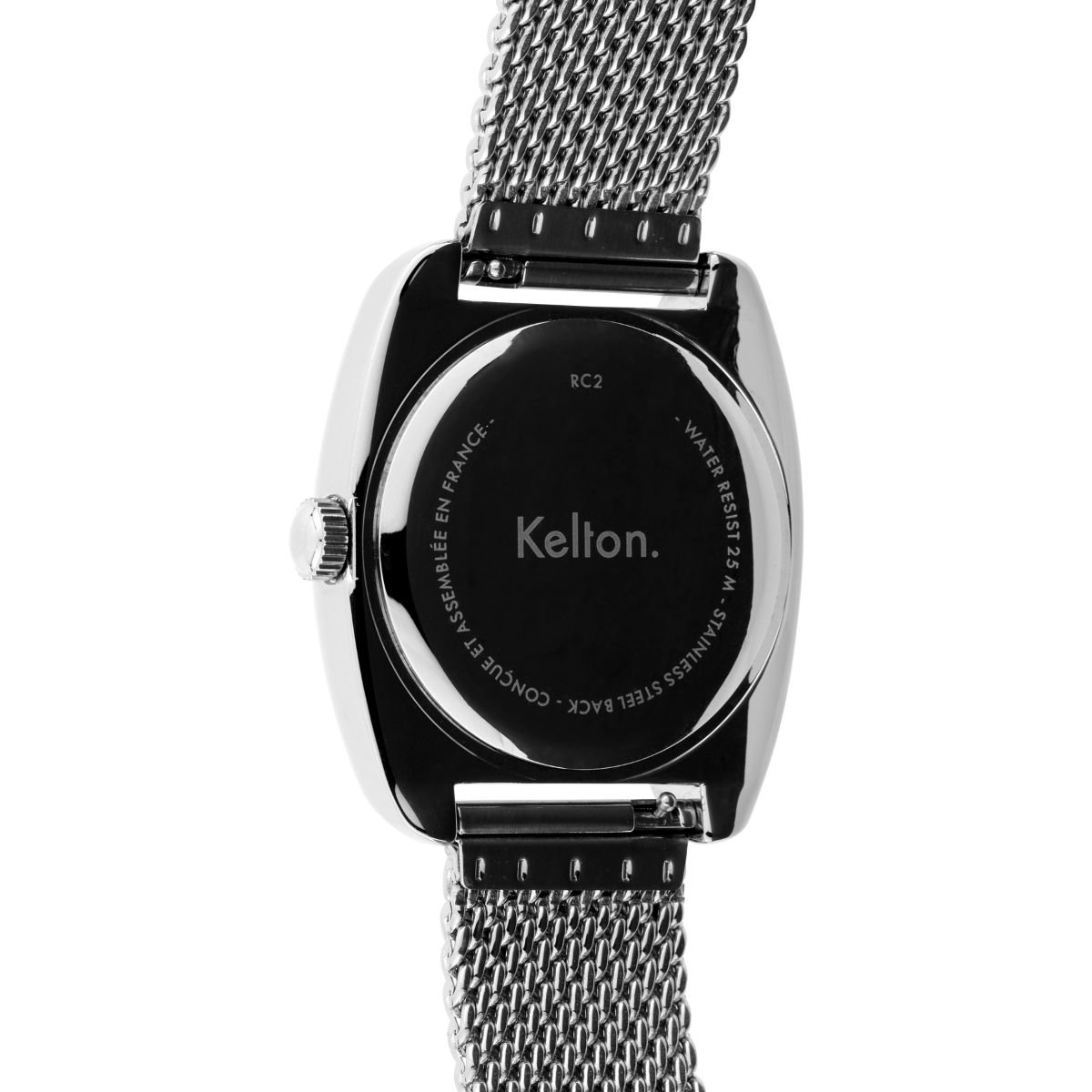 Montre Analogique  RC argenté bleu clair argenté, KELTON