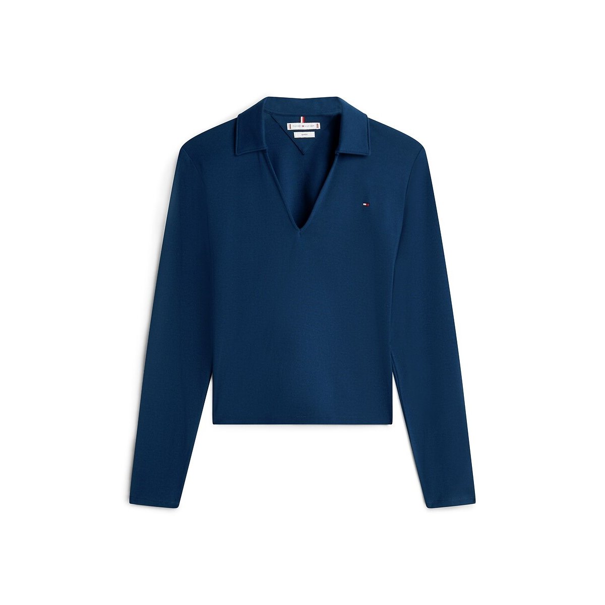 Polo Shirt with Long Sleeves navy, TOMMY HILFIGER