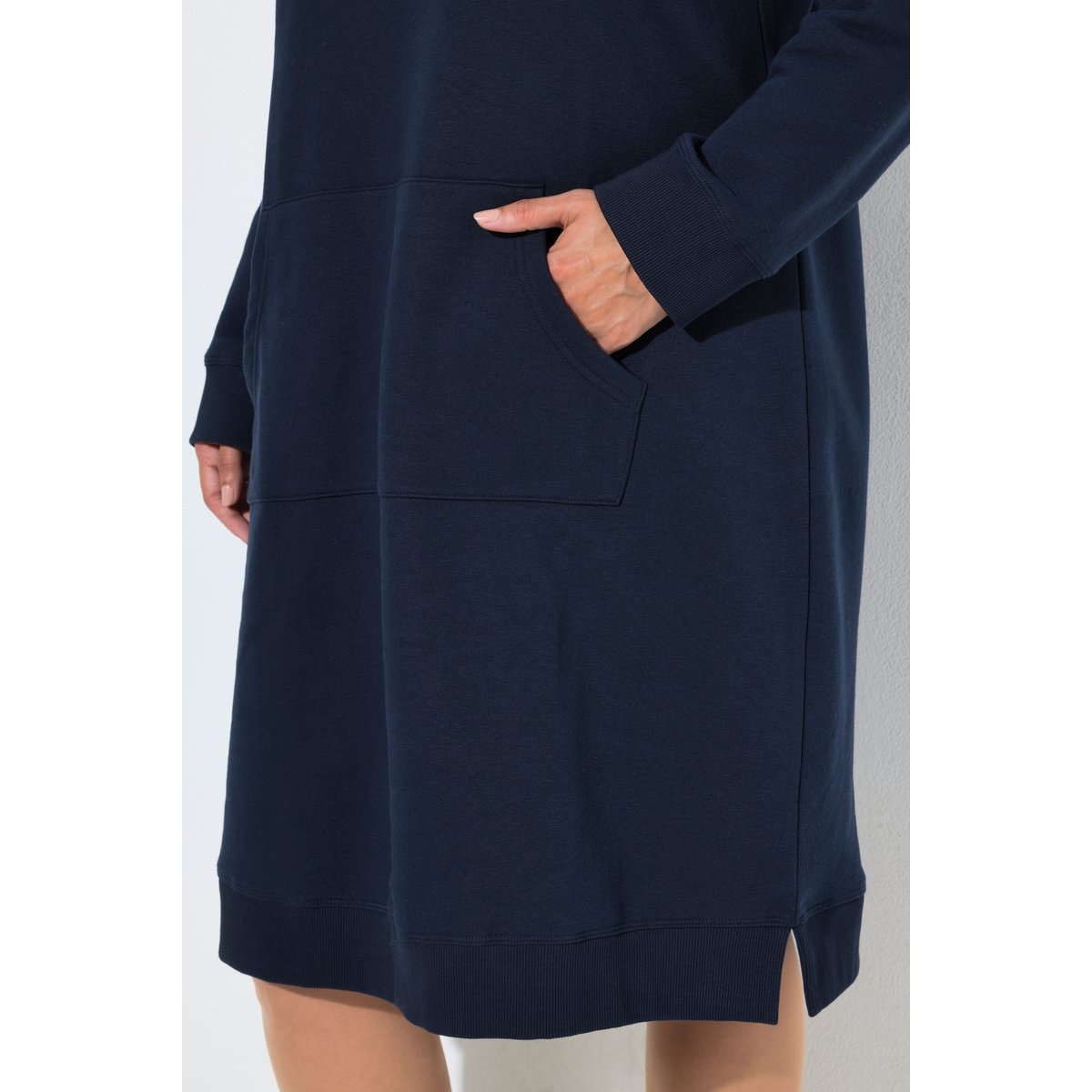 Robe en molleton marine, ULLA POPKEN