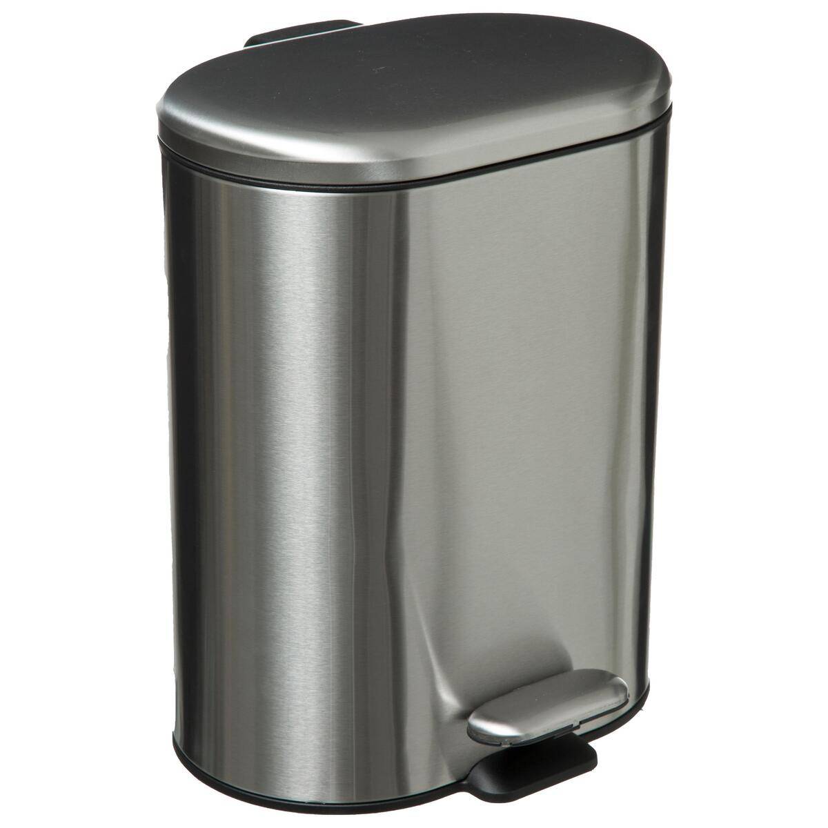 Poubelle salle de bain 6L SILIFLEX argent, 5FIVE SIMPLY SMART