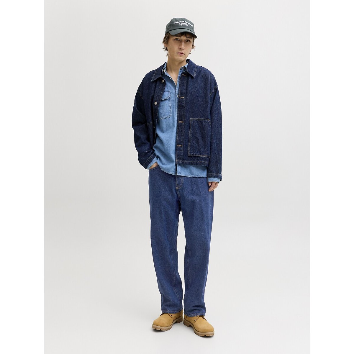 Jean droit, ALEX bleu denim, JACK & JONES