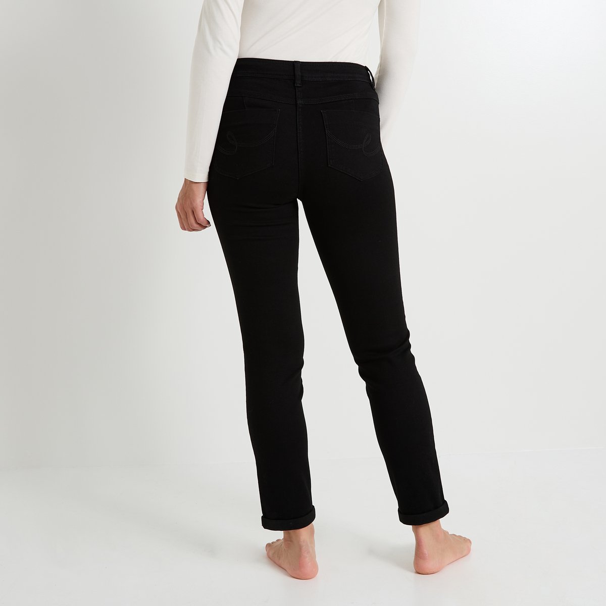 Jean raccourci TOKYO R01 noir, GRAIN DE MALICE