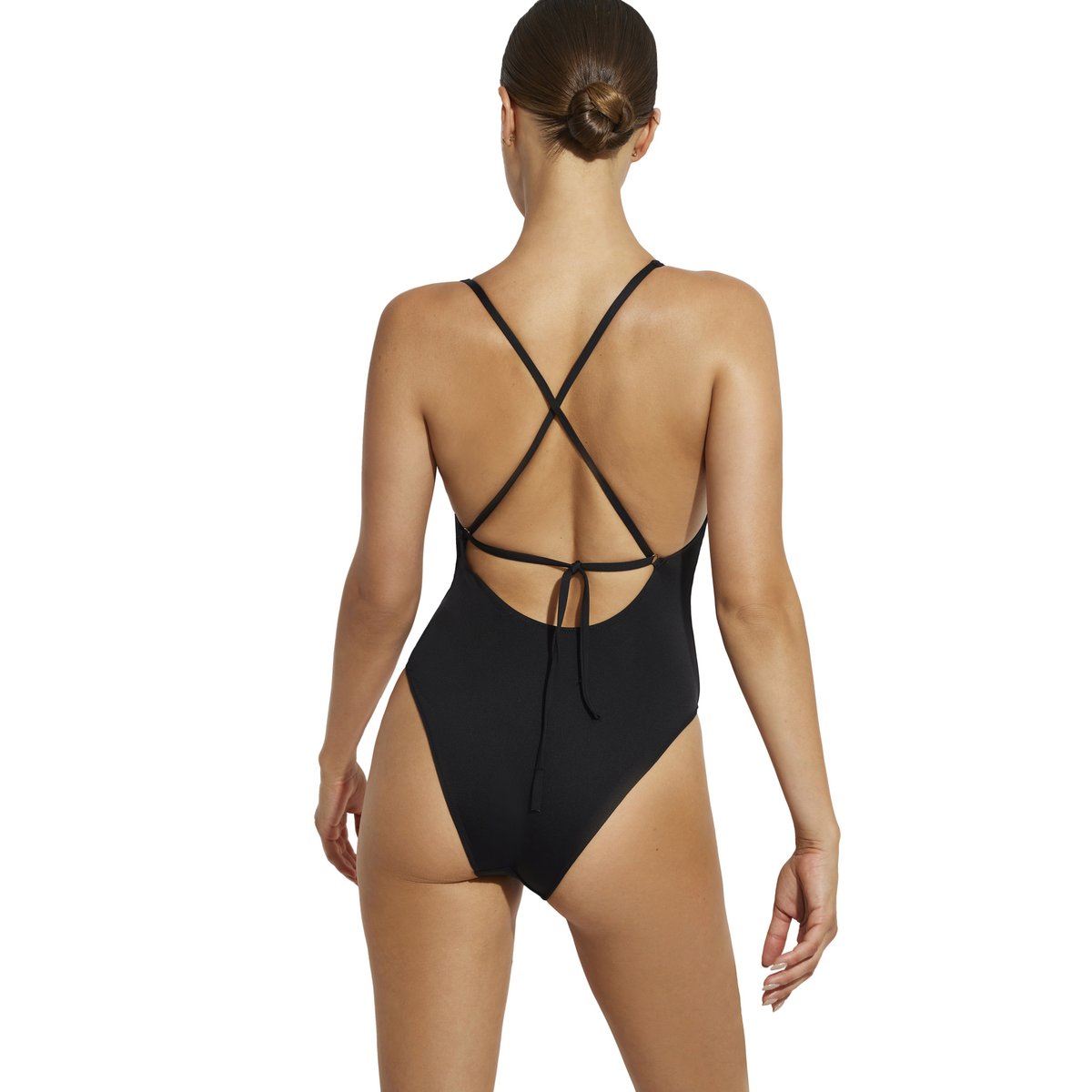 Maillot de bain une pièce triangle préformé multipositions Julieta noir, SELMARK MARE