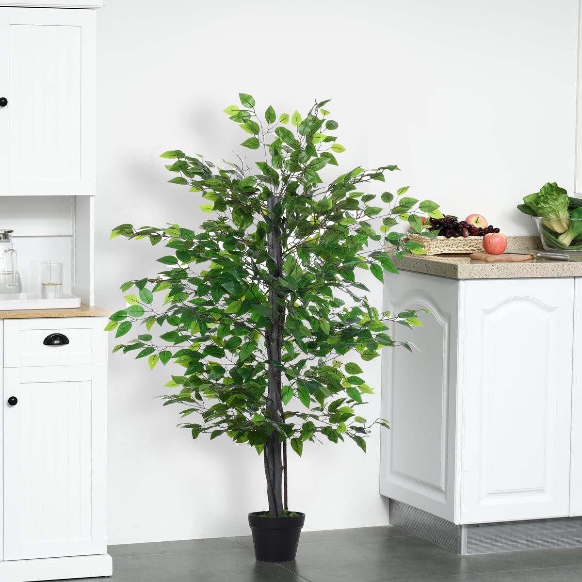 Plantes artificielles Plastique Vert vert, OUTSUNNY