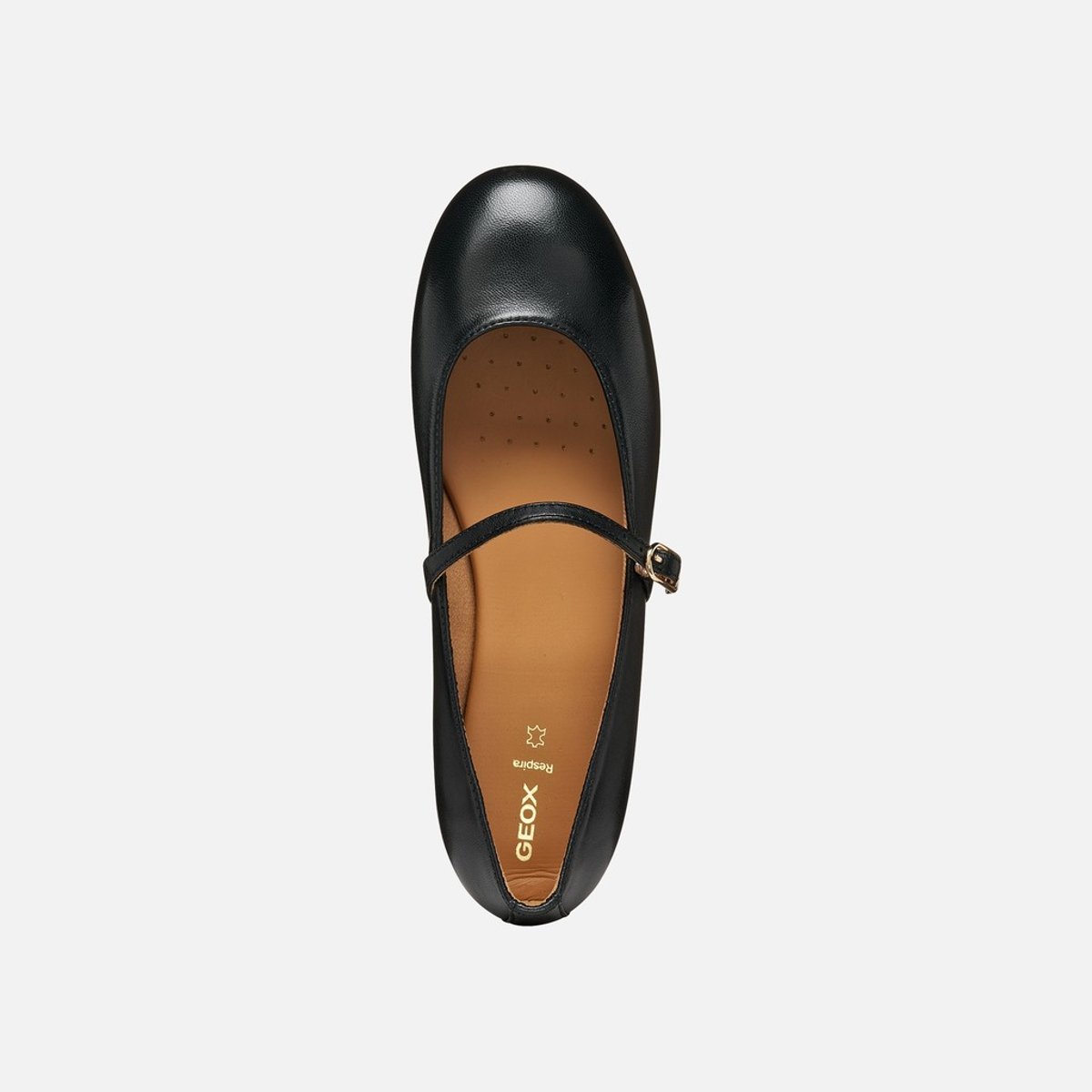 Ballerines babies en cuir, PALMARIA noir, GEOX