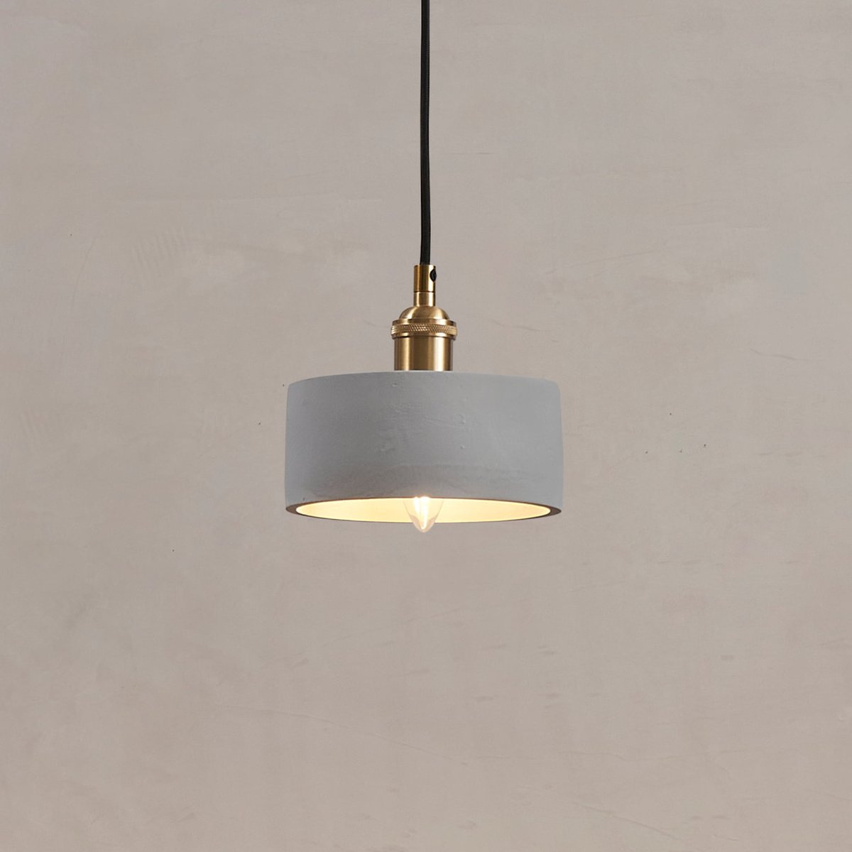 Petite suspension en béton brut - LIKO gris, KOSILUM