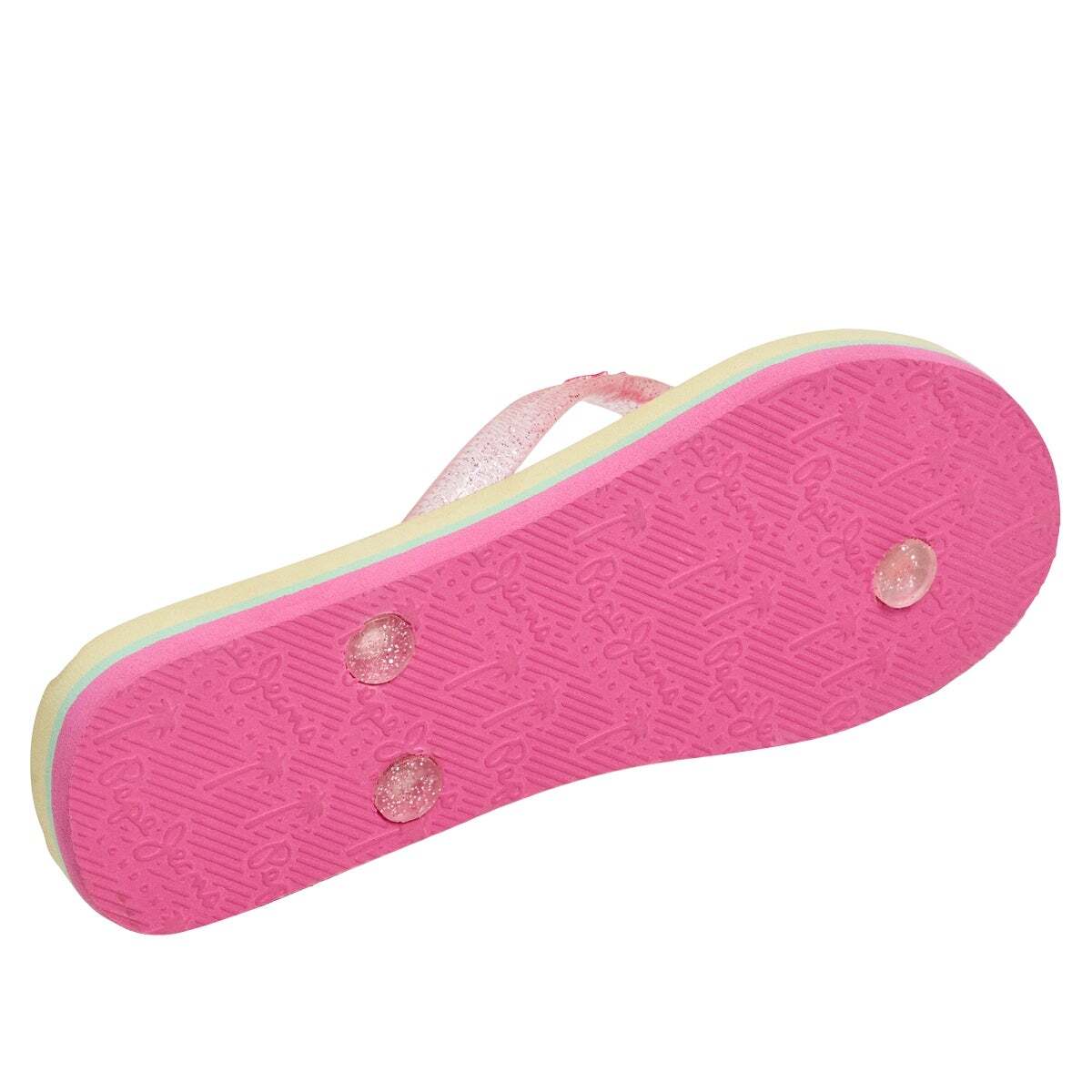 Tongs De Plage Avec Détails Paillettés fuchsia, PEPE JEANS