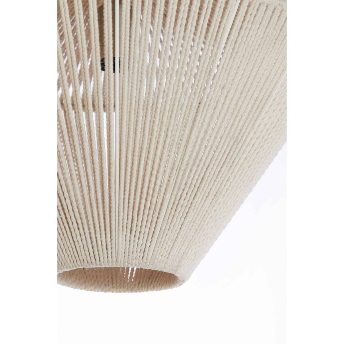 Lampe Suspendue Textiles FELIDA crème, LIGHT & LIVING 