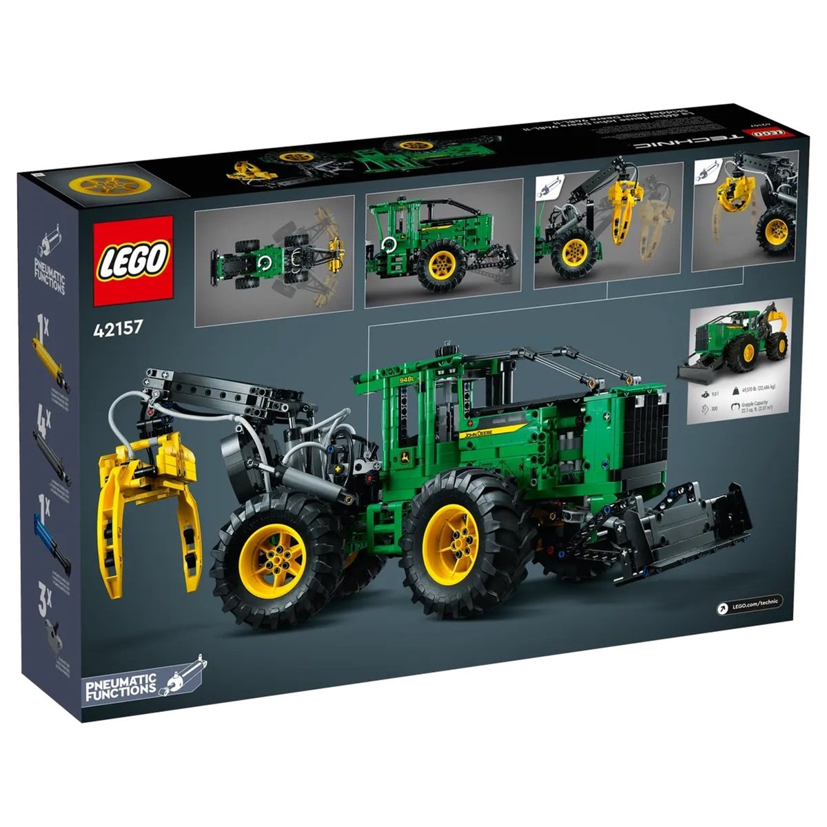 42157 La debardeuse john deere 948l ii multicolore, LEGO