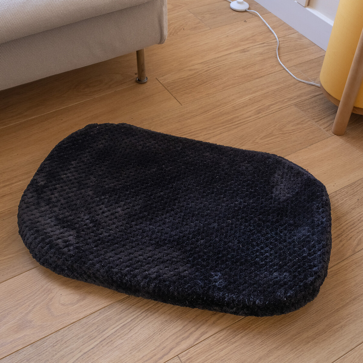 Velvet Pet Bed Mat Medium black, SO'HOME