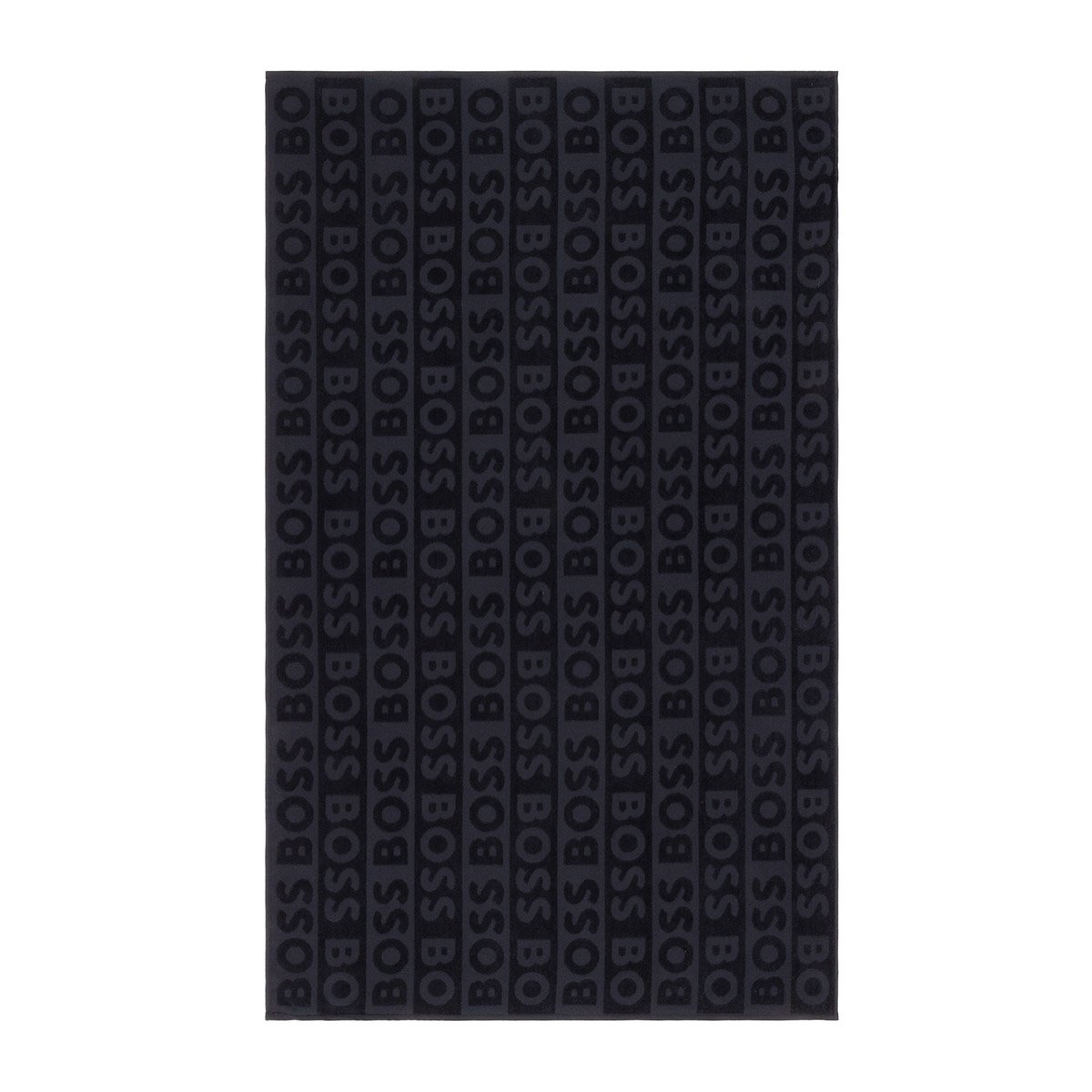 Serviette de plage en velours,FONT black, BOSS HOME