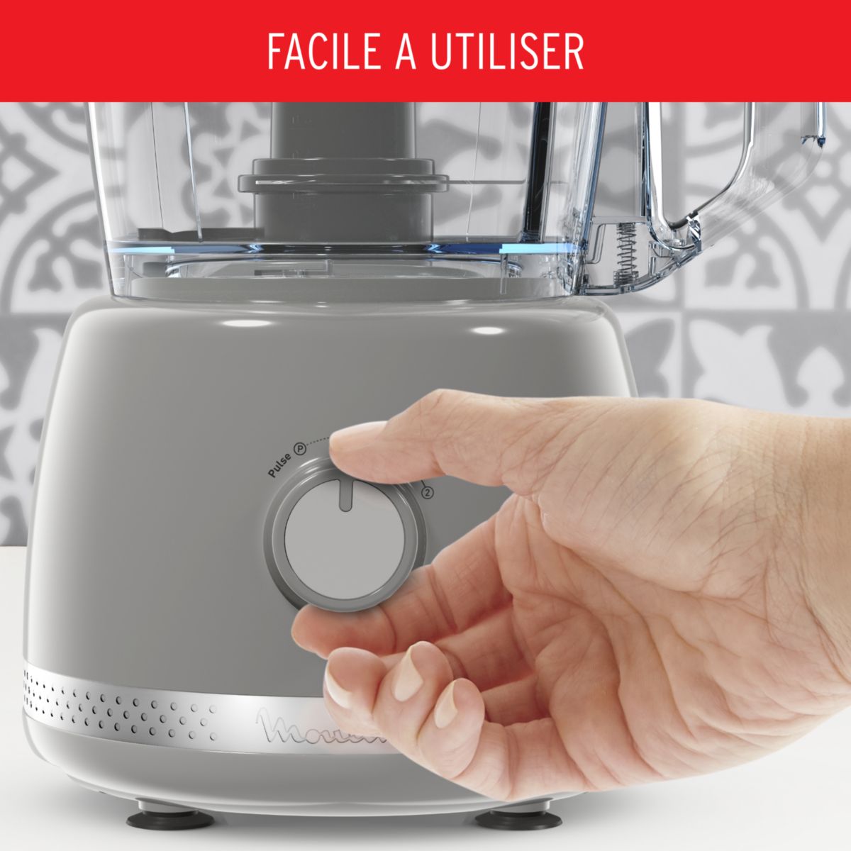 Robot multifonction soleil pepper FP345E10 gris, MOULINEX