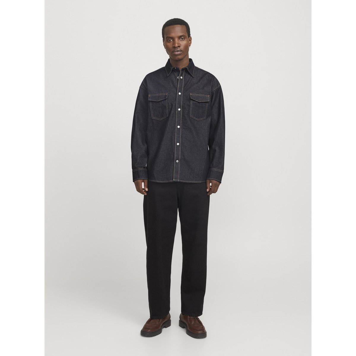 Chemise En Denim dark denim, JACK & JONES