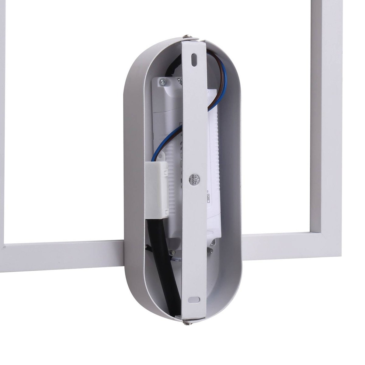 Plafonnier en aluminium moderneLED, Yulla blanc, LINDBY