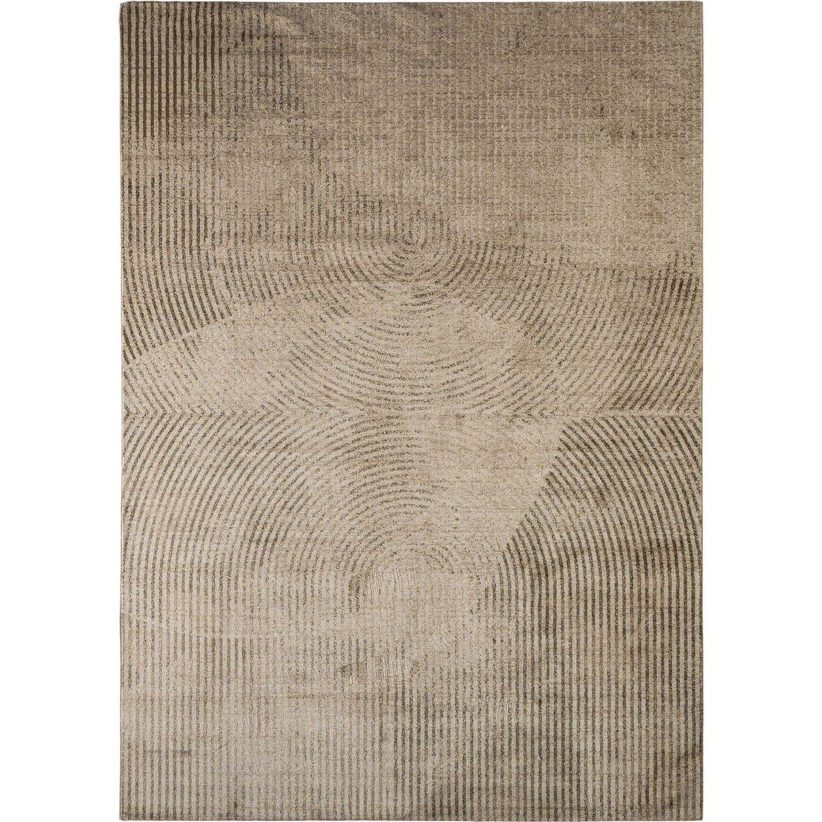 Tapis rectangulaire effet artisanal beige naturel élégant, RECOLLECTION