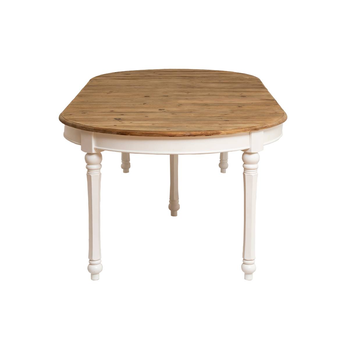 Table à manger en bois recyclé GARANCE bois clair, MADE IN MEUBLES