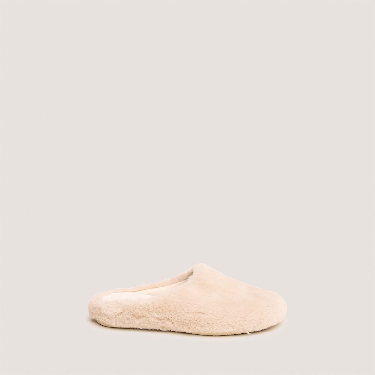 Jude Fluffy Slippers beige, JONAK