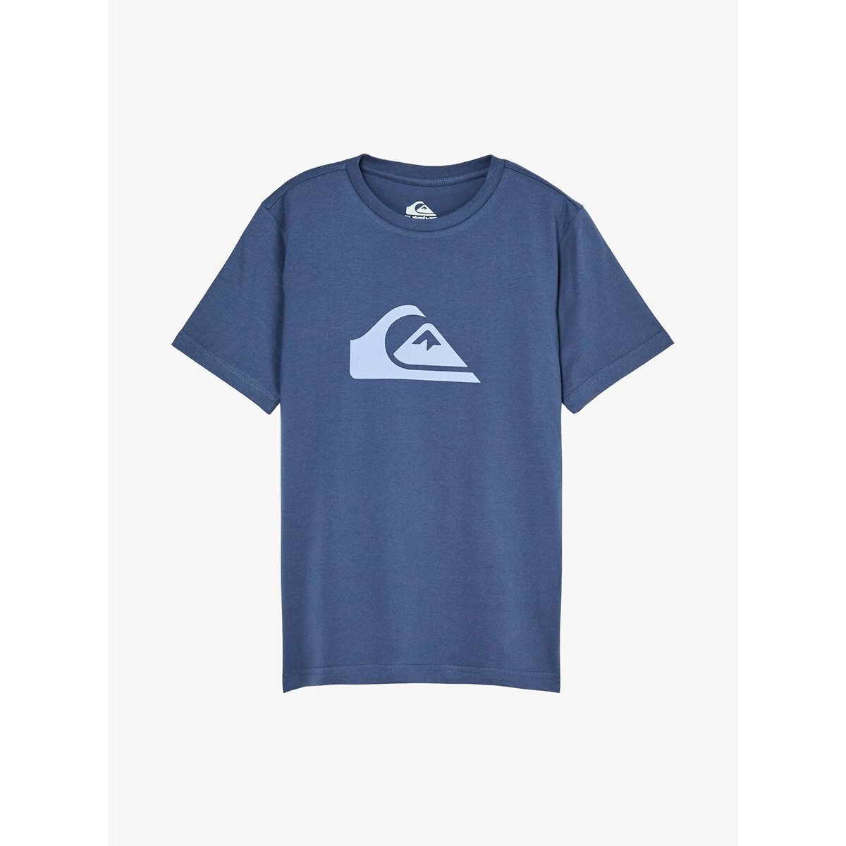 T-shirt manches courtes, imprimé devant bleu, QUIKSILVER
