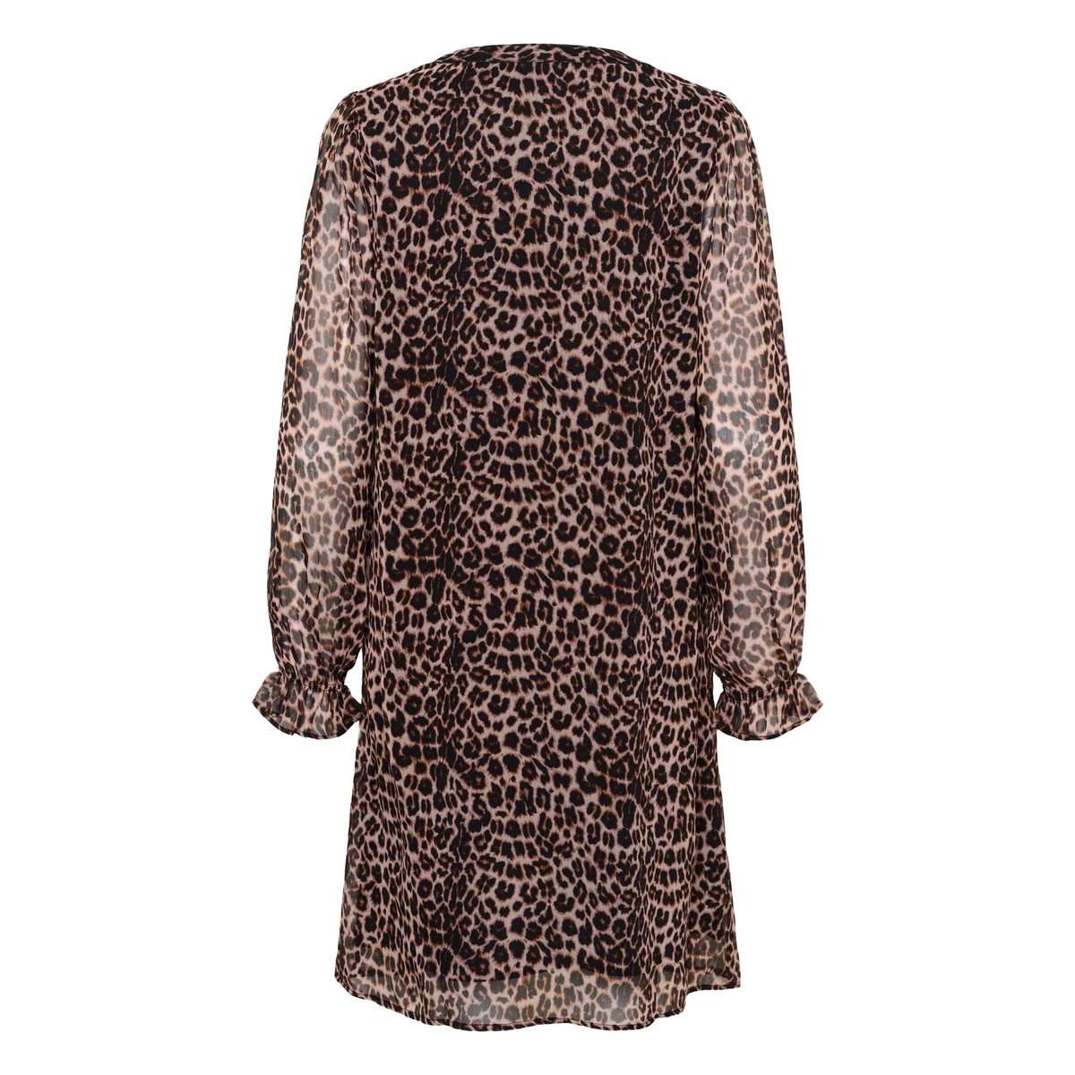 Robe beige animalier natraul animal spots, CREAM