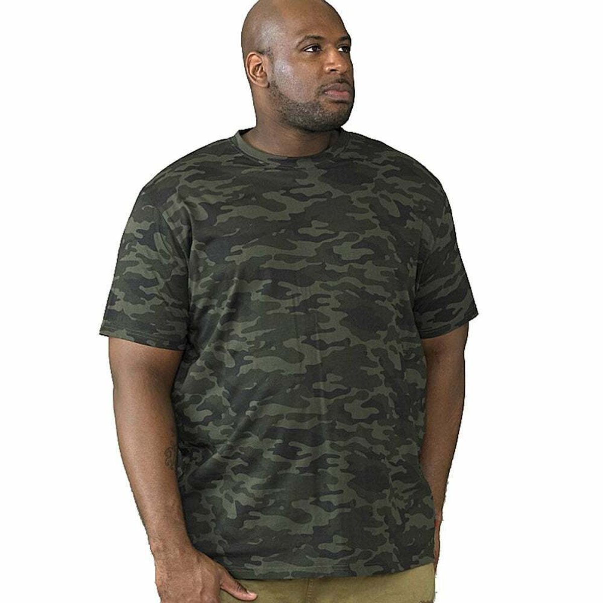 T-shirt manches courtes motif/style camouflage GASTON camouflage jungle, DUKE