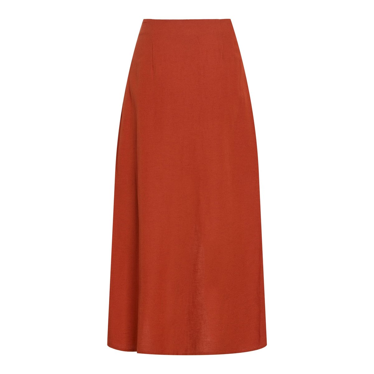 Jupe Mi-Longue orange - burnt brick, VILA