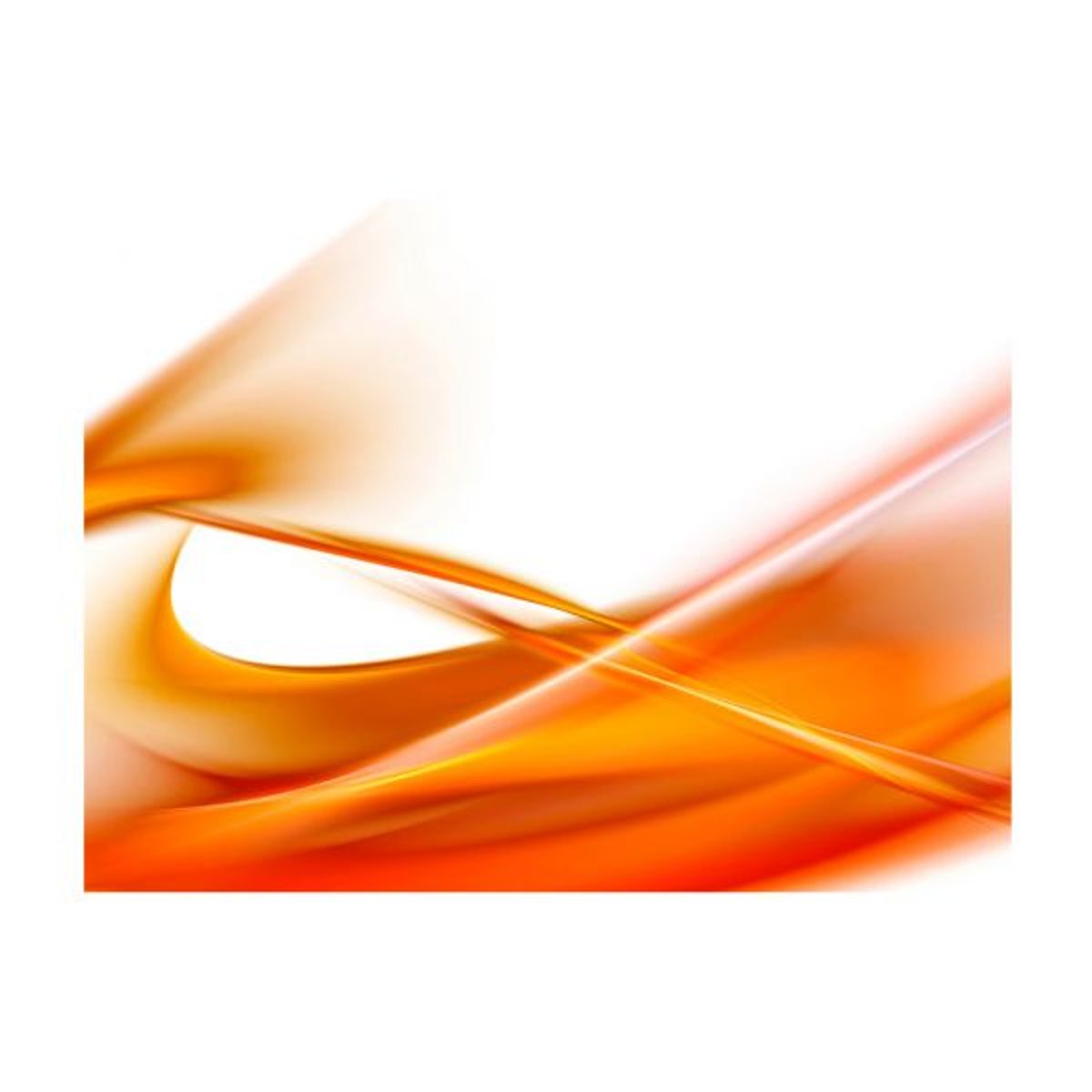 Papier peint intissé panoramique Abstractions abstraction - orange orange / cuivré, EDEN