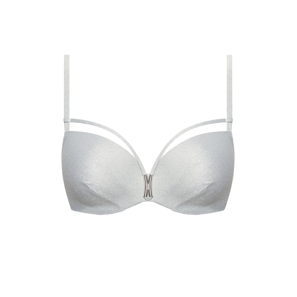Haut maillot de bain préformé BLUE LAGOON argent, LISCA