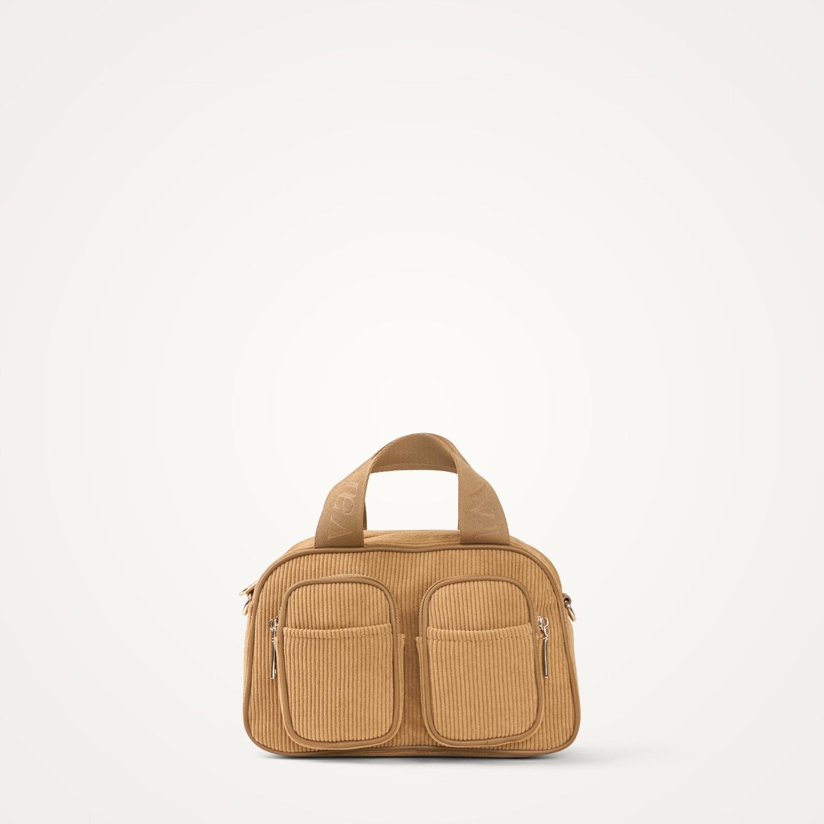 Mini sac bowling avec bandoulière Mini ODÉON camel, VANESSA WU